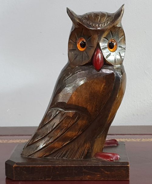 PAIR OF ART DECO PERIOD OWL BOOKENDS C1930 - ADDITIONAL PHOTO 3