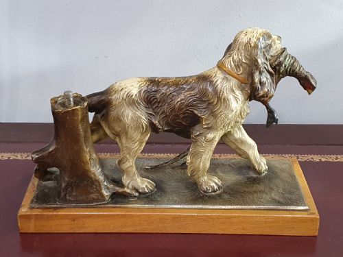 ENGLISH SETTER WITH PARTRIDGE IN MOUTH MATCH STRIKER C1930 - ADDITIONAL PHOTO 3