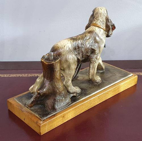 ENGLISH SETTER WITH PARTRIDGE IN MOUTH MATCH STRIKER C1930 - ADDITIONAL PHOTO 4