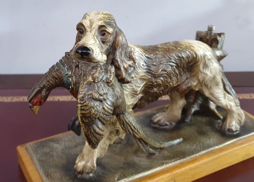 ENGLISH SETTER WITH PARTRIDGE IN MOUTH MATCH STRIKER C1930 - ADDITIONAL PHOTO 5