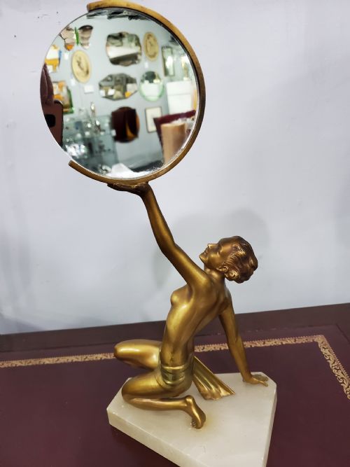 LORENZL ART DECO FEMALE DANCER C1920 - ADDITIONAL PHOTO 5