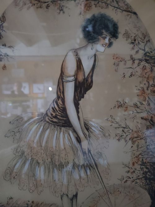 DEGOUY BELGIAN ART DECO ENGRAVING SPRING C1900 - ADDITIONAL PHOTO 4