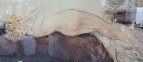 fig 3. Louis Icart Etching Art Deco Nude 'Venus