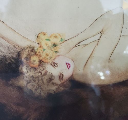 fig 4. Louis Icart Etching Art Deco Nude 'Venus