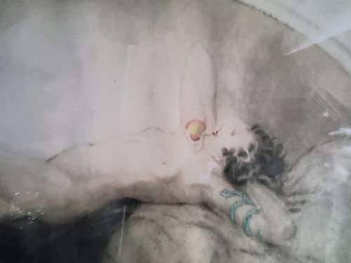 LOUIS ICART ETCHING ART DECO NUDE 'EVE' 1926 - ADDITIONAL PHOTO 13