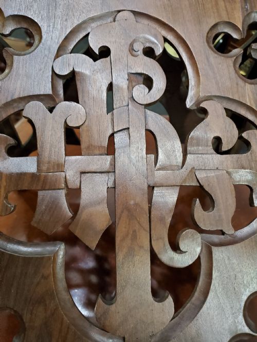 ROSEWOOD BIBLE STAND 19TH CENTURY - ADDITIONAL PHOTO 1