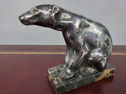 M FONT FRENCH ART DECO POLAR BEAR C1920S - ADDITIONAL PHOTO 8