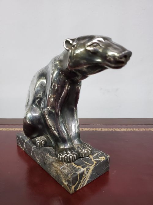 M FONT FRENCH ART DECO POLAR BEAR C1920S - ADDITIONAL PHOTO 1