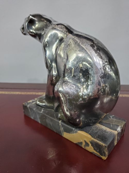 M FONT FRENCH ART DECO POLAR BEAR C1920S - ADDITIONAL PHOTO 3