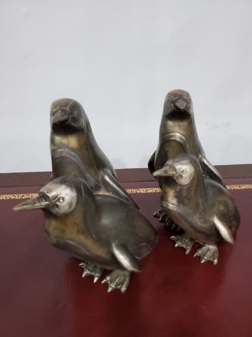 FAMILY OF ART DECO PENGUINS C1920S - ADDITIONAL PHOTO 1