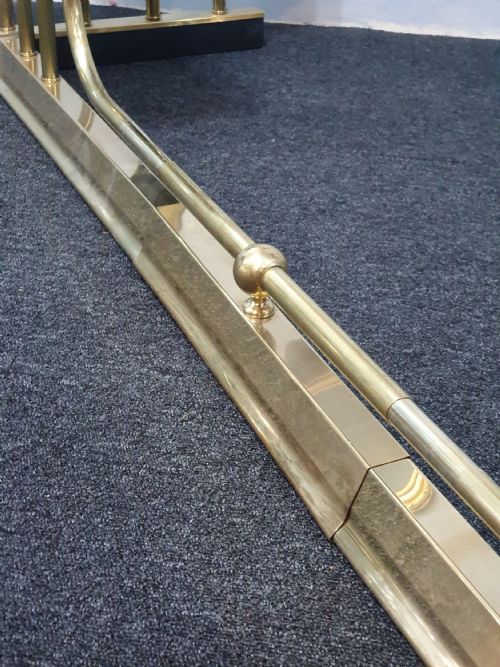 BRASS AND STEEL EXTENDING CLUB FENDER STUDDED LEATHER SEATS EARLY 20THC - ADDITIONAL PHOTO 4