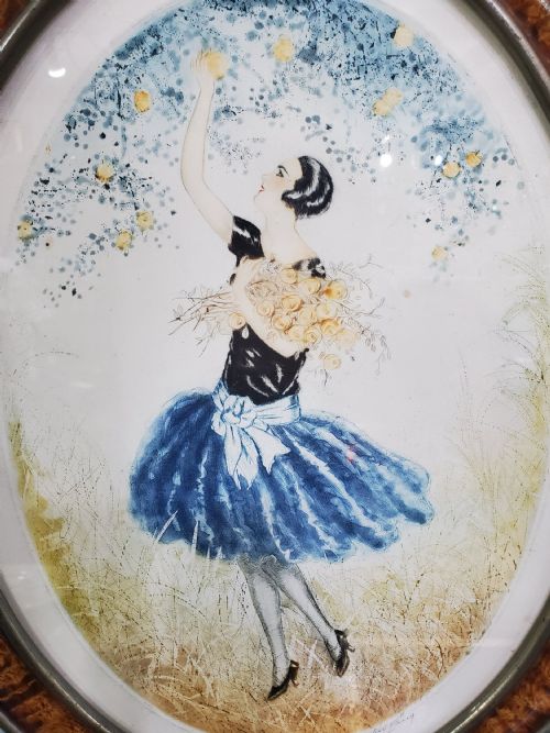 FRENCH ART DECO ENGRAVING C1920 - ADDITIONAL PHOTO 4