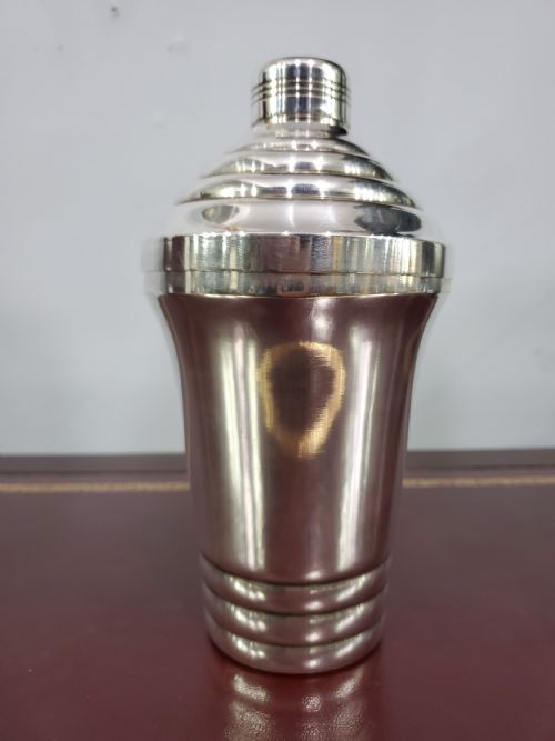 french art deco silver plated cocktail shaker c1920s - CATEGORY: ANTIQUE SILVER - DATED 1920