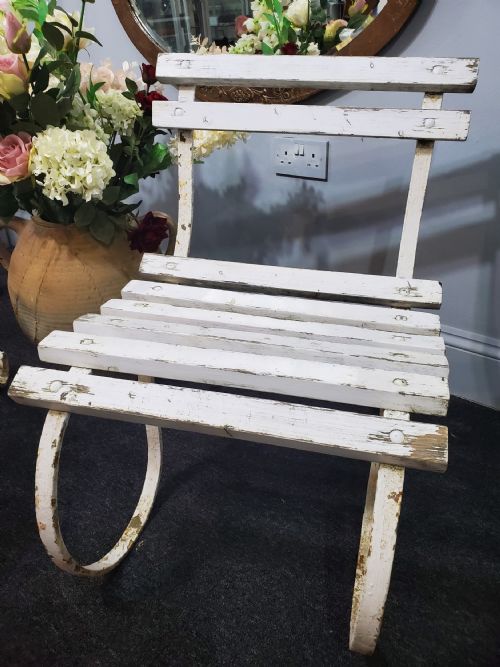 PAIR OF VICTORIAN CAST IRON GARDEN CHAIRS C1880 - ADDITIONAL PHOTO 5