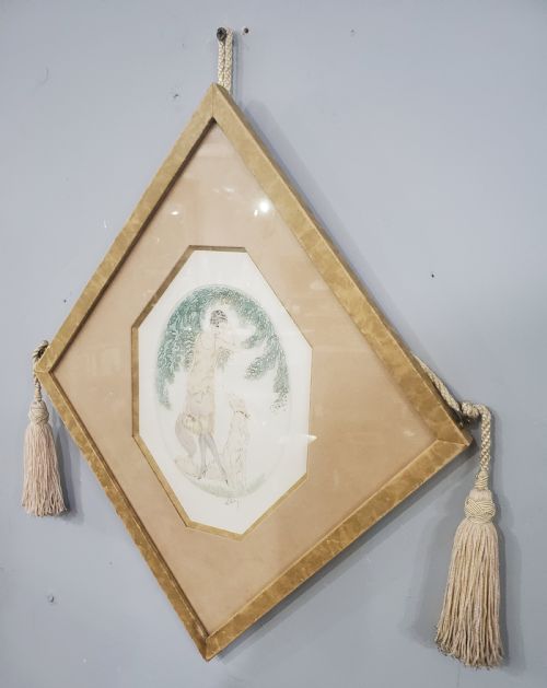 FRENCH ART DECO ENGRAVING C1930 - ADDITIONAL PHOTO 1