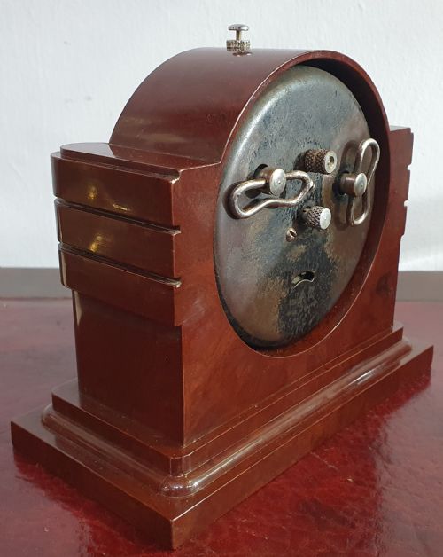 FRENCH ART DECO JAZ BAKELITE ALARM CLOCK C1930 - ADDITIONAL PHOTO 5