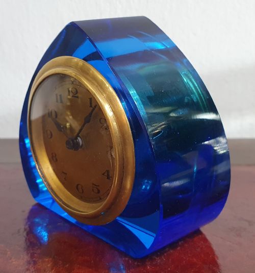 FRENCH TRAVEL CLOCK C1950S - ADDITIONAL PHOTO 1