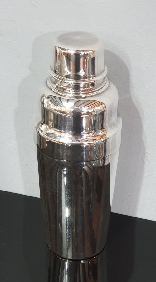 CHRISTOFLE ART DECO SILVER PLATED COCKTAIL SHAKER - ADDITIONAL PHOTO 5
