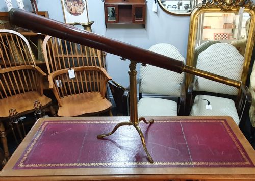 dolland of london library refracting telescope with case c1790 - CATEGORY: ANTIQUE MISCELLANEOUS - DATED 18TH CENTURY