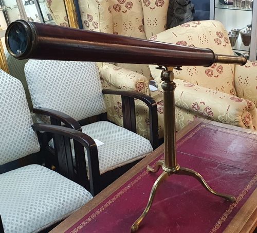 DOLLAND OF LONDON LIBRARY REFRACTING TELESCOPE WITH CASE C1790 - ADDITIONAL PHOTO 3