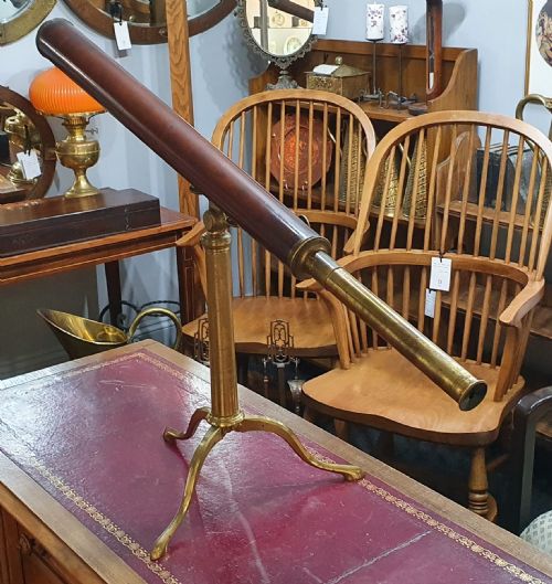 DOLLAND OF LONDON LIBRARY REFRACTING TELESCOPE WITH CASE C1790 - ADDITIONAL PHOTO 4