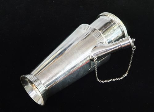 MAPPIN WEBB KEITH MURRAY SILVER PLATED COCKTAIL SHAKER C1930 - ADDITIONAL PHOTO 6