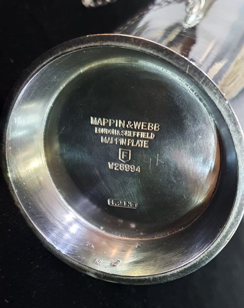 MAPPIN WEBB KEITH MURRAY SILVER PLATED COCKTAIL SHAKER C1930 - ADDITIONAL PHOTO 7