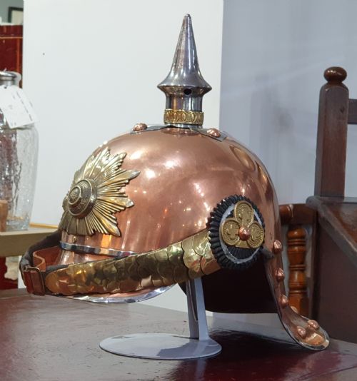 PRUSSIAN CAVALRY OFFICER'S HELMET OR PICKELHAUBE 19TH CENTURY - ADDITIONAL PHOTO 7