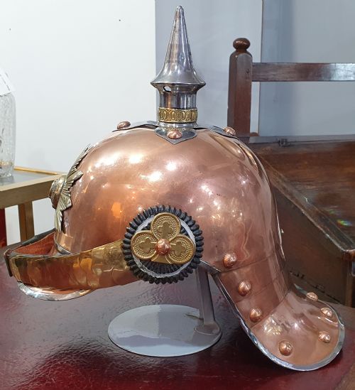 PRUSSIAN CAVALRY OFFICER'S HELMET OR PICKELHAUBE 19TH CENTURY - ADDITIONAL PHOTO 8