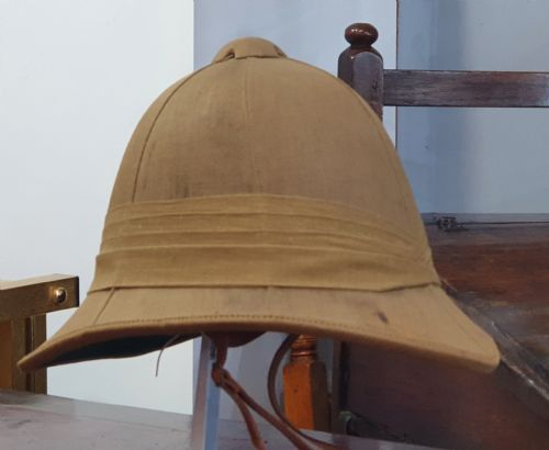 BRITISH ARMY 1877 PATTERN FOREIGN SERVICE KHARKI HELMET - ADDITIONAL PHOTO 6