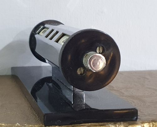ART DECO PERPETUAL CHROME DESK CALENDAR C1930 - ADDITIONAL PHOTO 1