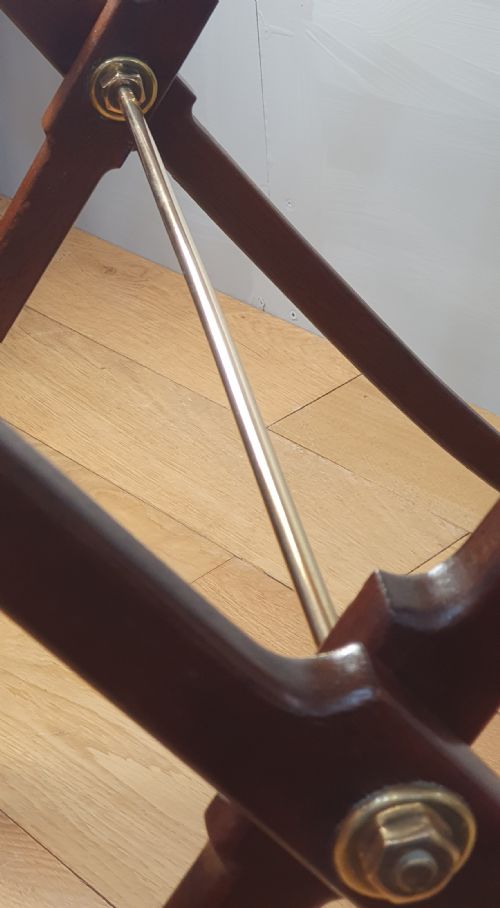 MAHOGANY CAMPAIGN BUTLER'S TRAY 19TH CENTURY - ADDITIONAL PHOTO 7