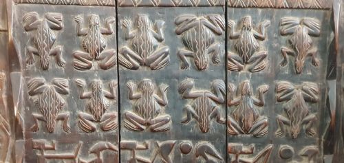 LARGE ORNATE MALIAN DOGON GRANARY DOOR EARLY 20TH CENTURY - ADDITIONAL PHOTO 7