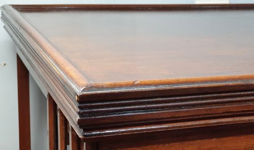 LATE VICTORIAN REVOLVING MAHOGANY BOOKCASE - ADDITIONAL PHOTO 6