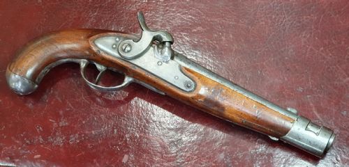RARE PRUSSIAN DRAGOON PERCUSSION HOLSTER PISTOL EARLY 19TH CENTURY - ADDITIONAL PHOTO 1