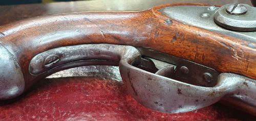 RARE PRUSSIAN DRAGOON PERCUSSION HOLSTER PISTOL EARLY 19TH CENTURY - ADDITIONAL PHOTO 6