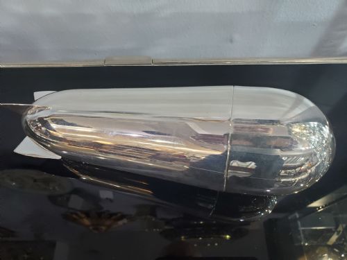 JAMES DEAKIN SON SILVER PLATED EPNS ZEPPELIN AIRSHIP COCKTAIL SHAKER SET - ADDITIONAL PHOTO 8