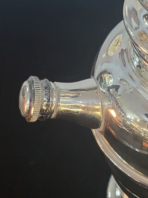 CANADIAN ART DECO SILVER PLATED COCKTAIL SHAKER C1930 - ADDITIONAL PHOTO 5