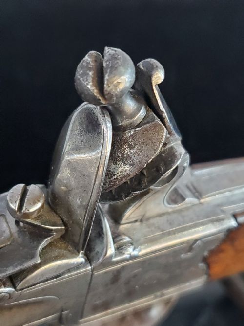 FLINTLOCK BOXLOCK TURNOFF BARRELLED POCKET PISTOL C1750 - ADDITIONAL PHOTO 7