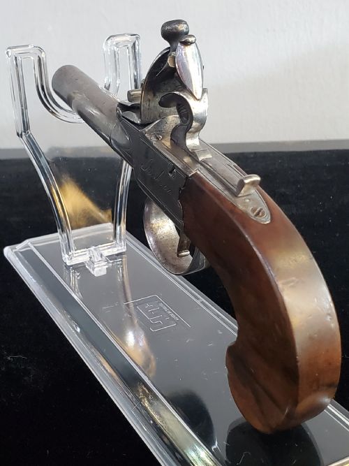FLINTLOCK BOXLOCK TURNOFF BARRELLED POCKET PISTOL C1750 - ADDITIONAL PHOTO 8