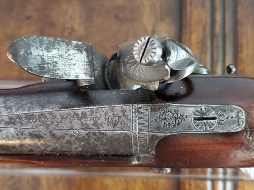 FLINTLOCK HOLSTER PISTOL BY EZEKIEL BAKER LONDON 18TH CENTURY - ADDITIONAL PHOTO 6