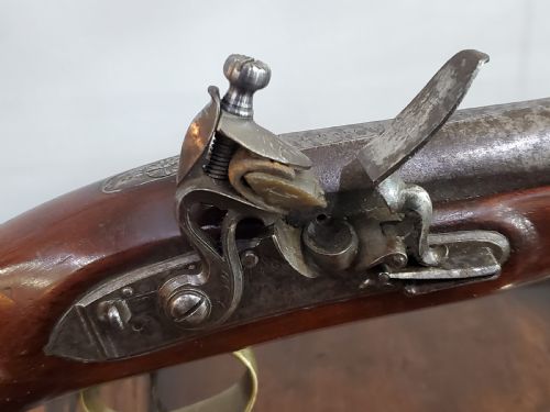 FLINTLOCK HOLSTER PISTOL BY EZEKIEL BAKER LONDON 18TH CENTURY - ADDITIONAL PHOTO 11