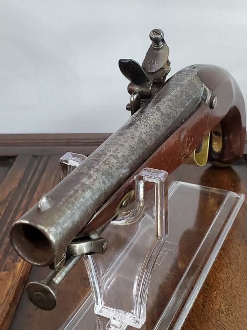 FLINTLOCK HOLSTER PISTOL BY EZEKIEL BAKER LONDON 18TH CENTURY - ADDITIONAL PHOTO 5