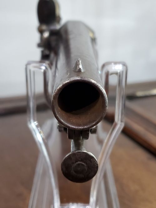 FLINTLOCK HOLSTER PISTOL BY EZEKIEL BAKER LONDON 18TH CENTURY - ADDITIONAL PHOTO 4
