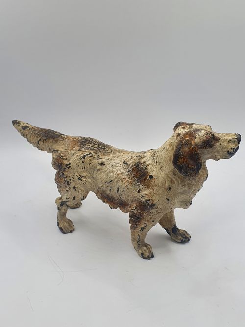 AUSTRIAN COLD PAINTED BRONZE SPANIEL DOG C1910 - ADDITIONAL PHOTO 2
