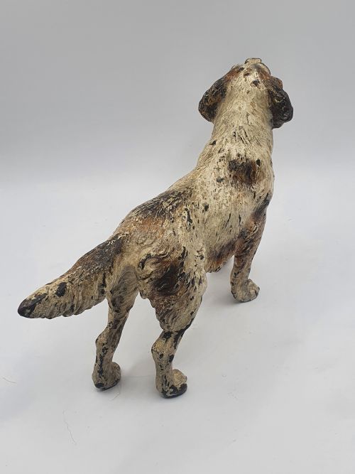 AUSTRIAN COLD PAINTED BRONZE SPANIEL DOG C1910 - ADDITIONAL PHOTO 3
