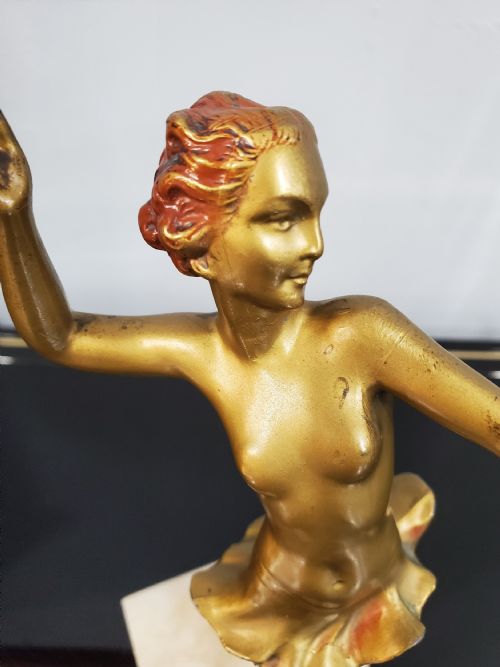 AUSTRIAN ART DECO DANCER ATTRIBUTED LORENZL C1930 - ADDITIONAL PHOTO 8