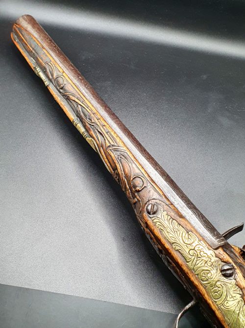 OTTOMAN FLINTLOCK HOLSTER PISTOL LATE 18TH CENTURY - ADDITIONAL PHOTO 11
