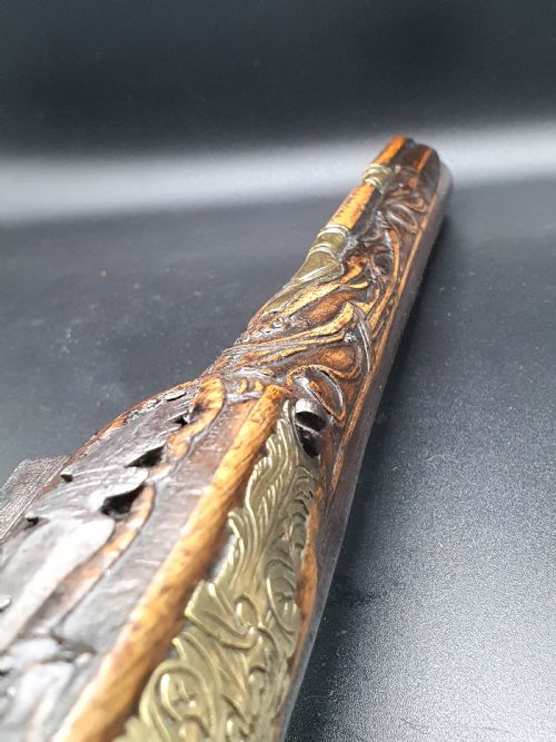 OTTOMAN FLINTLOCK HOLSTER PISTOL LATE 18TH CENTURY - ADDITIONAL PHOTO 13