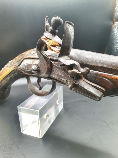 OTTOMAN FLINTLOCK HOLSTER PISTOL LATE 18TH CENTURY - ADDITIONAL PHOTO 19